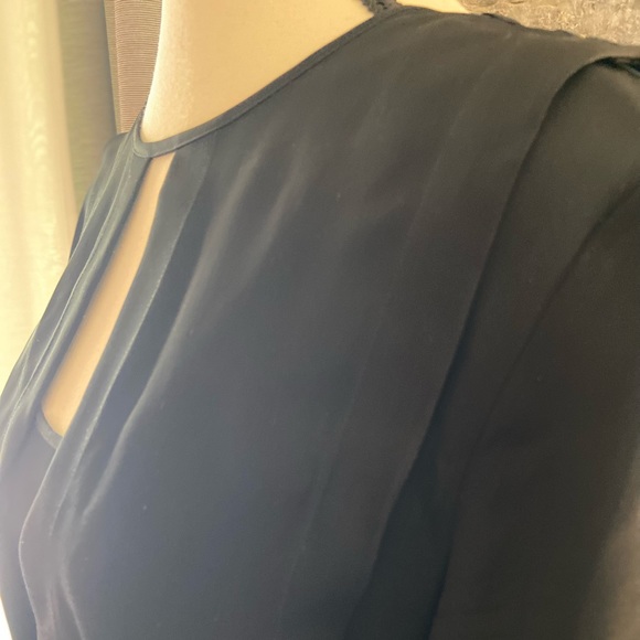 Michael Kors black long sleeve 100% silk dress - Picture 6 of 7